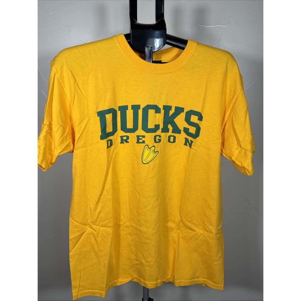 Old Varsity Brand OVB‎ Mens Oregon Ducks Yellow Shirt L